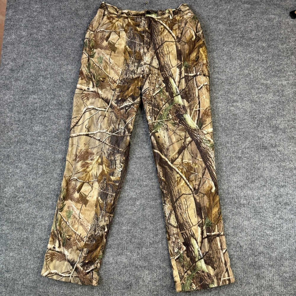 Field & Stream Hunting Pants Mens Medium Realtree Camo HydroProof Ultra Lined